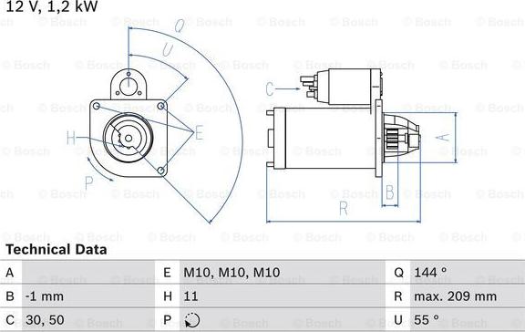 BOSCH 0 986 021 671 - Стартер autospares.lv