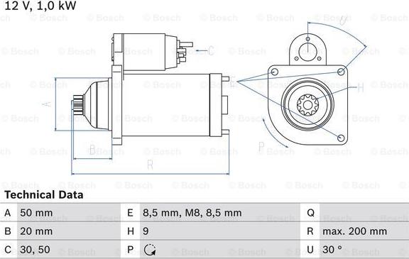 BOSCH 0 986 023 490 - Стартер autospares.lv