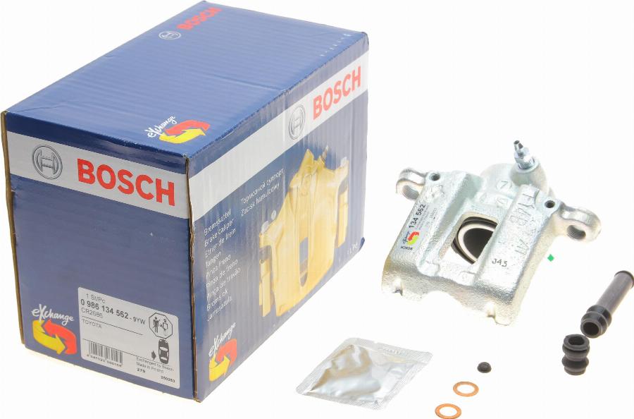 BOSCH 0 986 134 562 - Тормозной суппорт autospares.lv