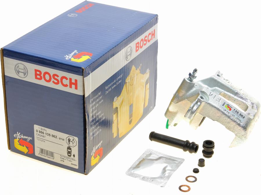 BOSCH 0 986 135 562 - Тормозной суппорт autospares.lv