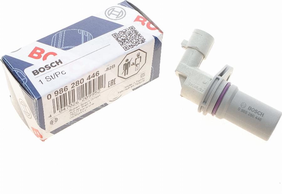 BOSCH 0 986 280 446 - Датчик импульсов, коленвал autospares.lv