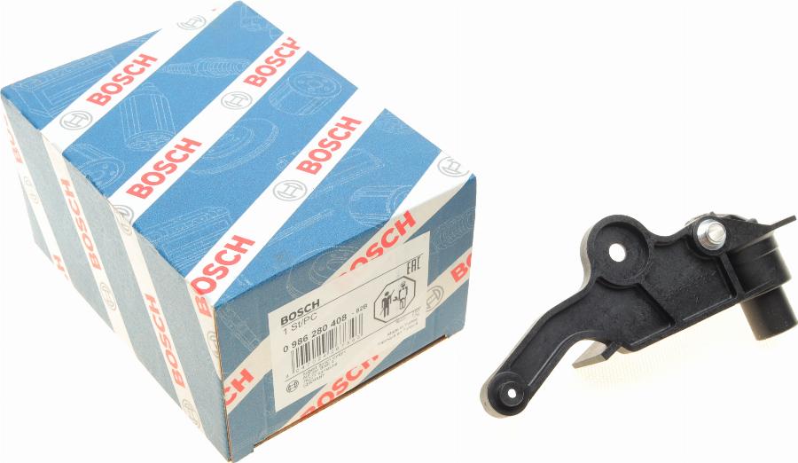 BOSCH 0 986 280 408 - Датчик импульсов, коленвал autospares.lv