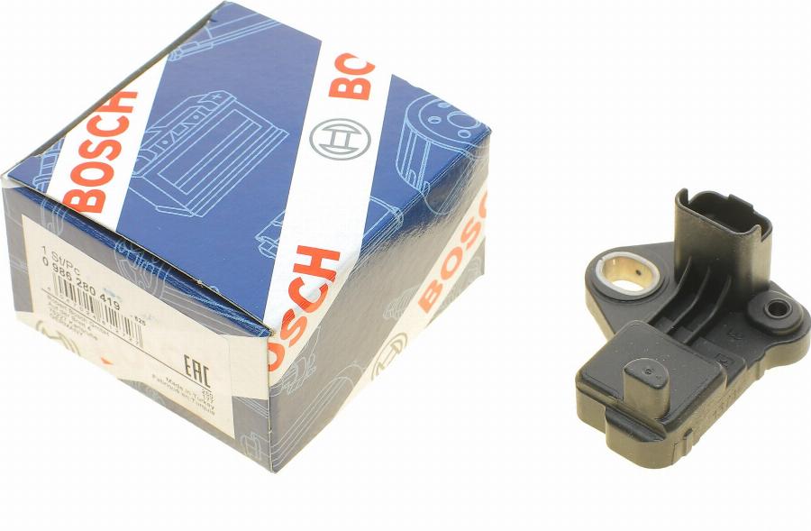 BOSCH 0 986 280 419 - Датчик импульсов, коленвал autospares.lv