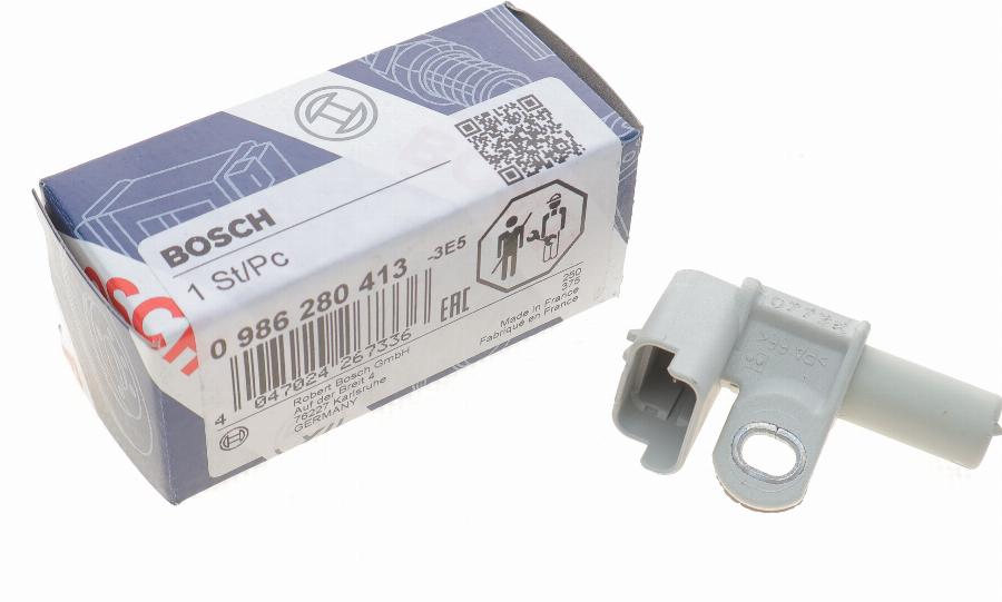 BOSCH 0 986 280 413 - Датчик импульсов, коленвал autospares.lv