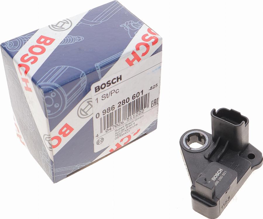 BOSCH 0 986 280 601 - Датчик импульсов, коленвал autospares.lv