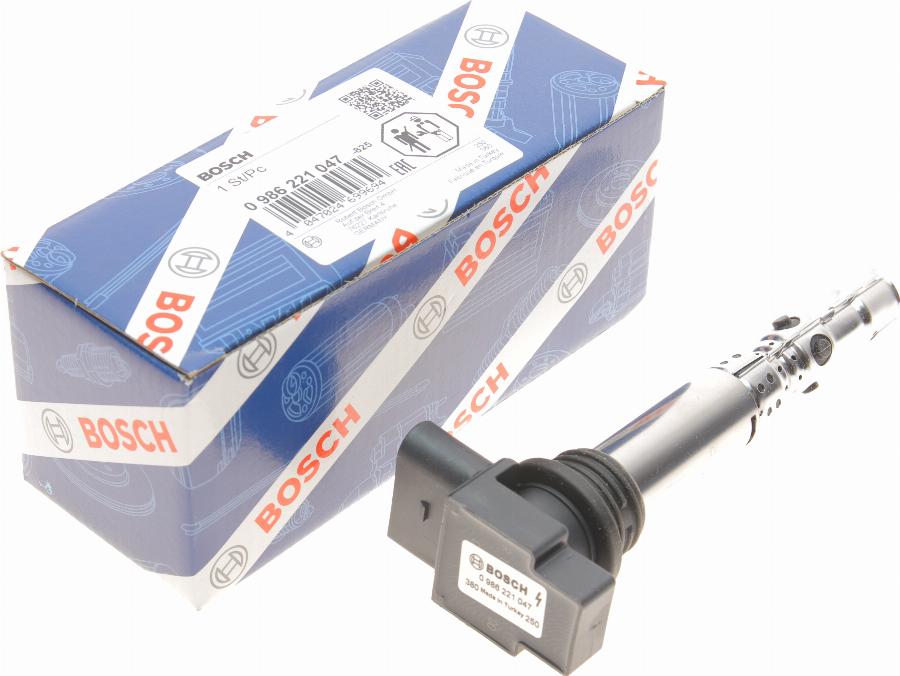 BOSCH 0 986 221 047 - Катушка зажигания autospares.lv