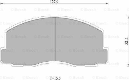 BOSCH 0 986 AB9 003 - Тормозные колодки, дисковые, комплект autospares.lv