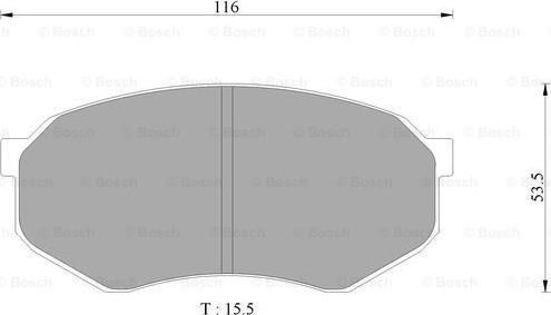 BOSCH 0 986 AB9 029 - Тормозные колодки, дисковые, комплект autospares.lv