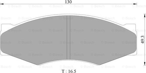 BOSCH 0 986 AB9 168 - Тормозные колодки, дисковые, комплект autospares.lv