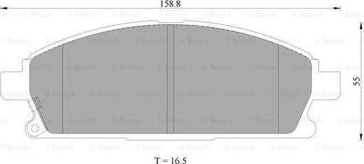 BOSCH 0 986 AB9 179 - Тормозные колодки, дисковые, комплект autospares.lv