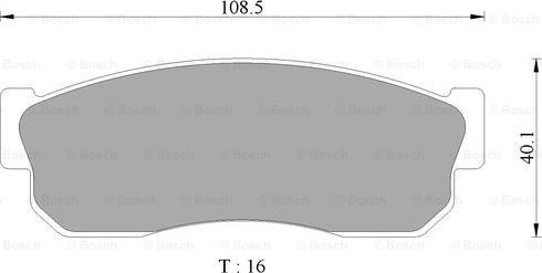 BOSCH 0 986 AB9 241 - Тормозные колодки, дисковые, комплект autospares.lv