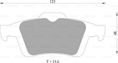 BOSCH 0 986 AB9 212 - Тормозные колодки, дисковые, комплект autospares.lv