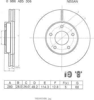 Brake Engineering DI955195 - Тормозной диск autospares.lv