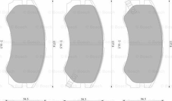 BOSCH 0 986 AB1 948 - Тормозные колодки, дисковые, комплект autospares.lv