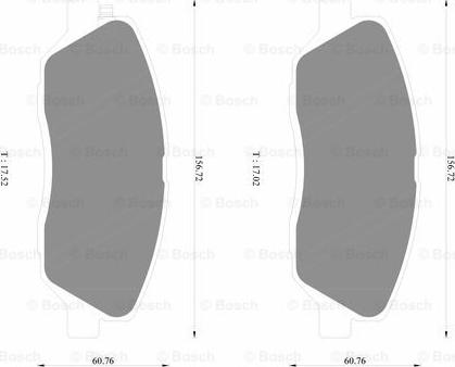 BOSCH 0 986 AB1 640 - Тормозные колодки, дисковые, комплект autospares.lv