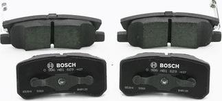 BOSCH 0 986 AB1 629 - Тормозные колодки, дисковые, комплект autospares.lv