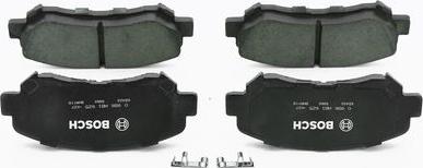 BOSCH 0 986 AB1 625 - Тормозные колодки, дисковые, комплект autospares.lv