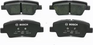 BOSCH 0 986 AB1 157 - Тормозные колодки, дисковые, комплект autospares.lv