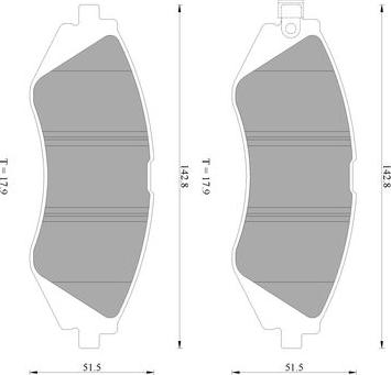 BOSCH 0 986 AB1 188 - Тормозные колодки, дисковые, комплект autospares.lv