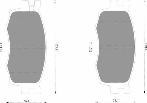 BOSCH 0 986 AB1 754 - Тормозные колодки, дисковые, комплект autospares.lv