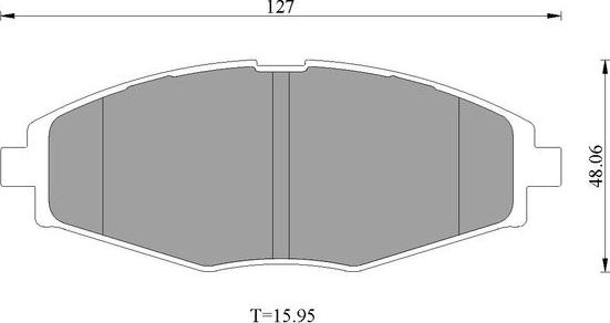 BOSCH 0 986 AB1 711 - Тормозные колодки, дисковые, комплект autospares.lv