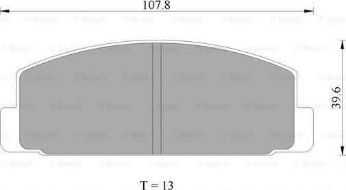 BOSCH 0 986 AB2 009 - Тормозные колодки, дисковые, комплект autospares.lv