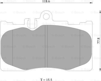 BOSCH 0 986 AB2 286 - Тормозные колодки, дисковые, комплект autospares.lv