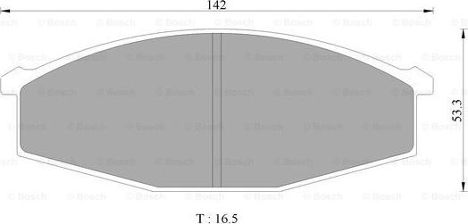 BOSCH 0 986 AB2 239 - Тормозные колодки, дисковые, комплект autospares.lv