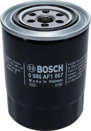 BOSCH 0 986 AF1 067 - Масляный фильтр autospares.lv