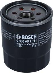 BOSCH 0 986 AF1 011 - Масляный фильтр autospares.lv