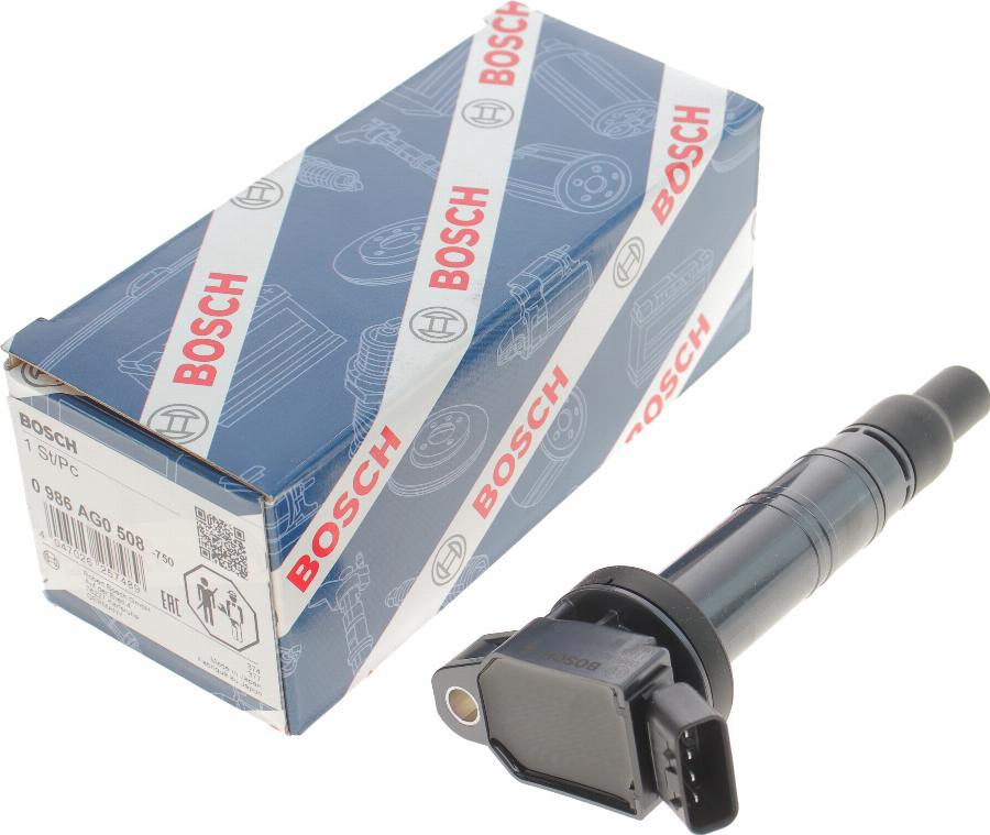 BOSCH 0 986 AG0 508 - Катушка зажигания autospares.lv