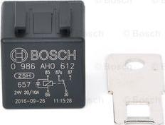 BOSCH 0 986 AH0 612 - Реле, рабочий ток autospares.lv