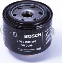 BOSCH 0 986 B00 059 - Масляный фильтр autospares.lv