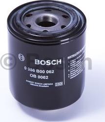 BOSCH 0 986 B00 062 - Масляный фильтр autospares.lv