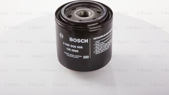 BOSCH 0 986 B00 006 - Масляный фильтр autospares.lv