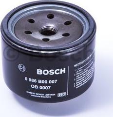 BOSCH 0 986 B00 007 - Масляный фильтр autospares.lv