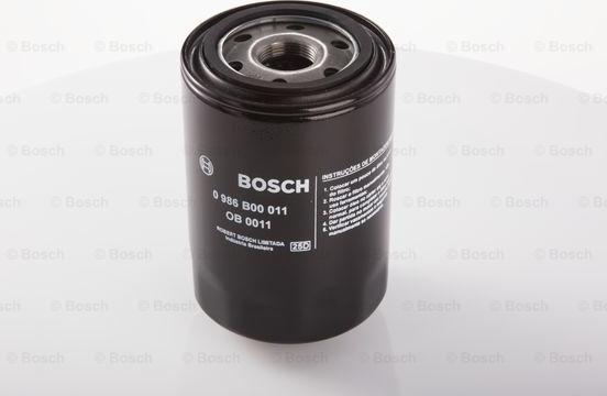 BOSCH 0 986 B00 011 - Масляный фильтр autospares.lv