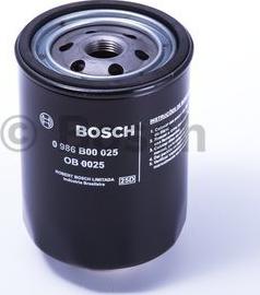 BOSCH 0 986 B00 025 - Масляный фильтр autospares.lv