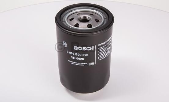 BOSCH 0 986 B00 026 - Масляный фильтр autospares.lv
