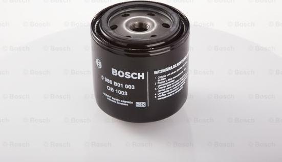 BOSCH 0 986 B01 003 - Масляный фильтр autospares.lv