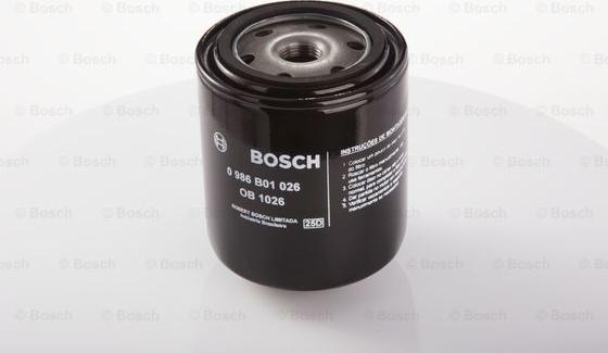 BOSCH 0 986 B01 026 - Масляный фильтр autospares.lv