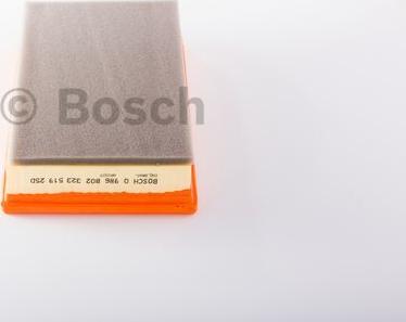 BOSCH 0 986 B02 323 - Воздушный фильтр, двигатель autospares.lv