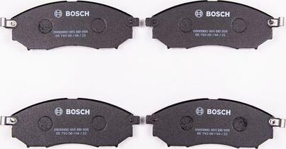 BOSCH 0 986 BB0 965 - Тормозные колодки, дисковые, комплект autospares.lv