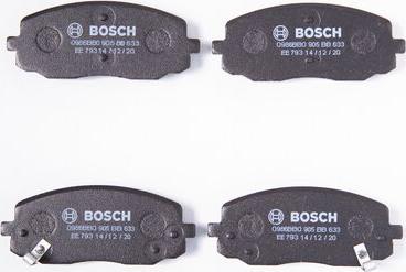 BOSCH 0 986 BB0 905 - Тормозные колодки, дисковые, комплект autospares.lv