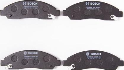 BOSCH 0 986 BB0 926 - Тормозные колодки, дисковые, комплект autospares.lv