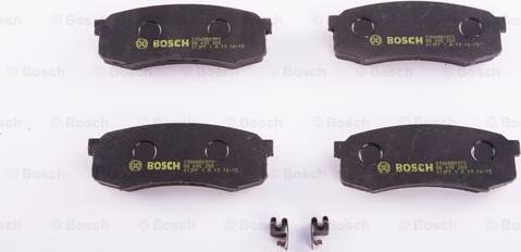 BOSCH 0 986 BB0 973 - Тормозные колодки, дисковые, комплект autospares.lv