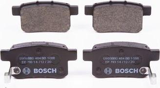 BOSCH 0 986 BB0 464 - Тормозные колодки, дисковые, комплект autospares.lv