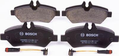 BOSCH 0 986 BB0 414 - Тормозные колодки, дисковые, комплект autospares.lv