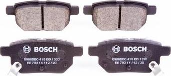 BOSCH 0 986 BB0 415 - Тормозные колодки, дисковые, комплект autospares.lv