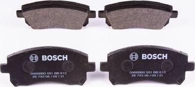 BOSCH 0 986 BB0 581 - Тормозные колодки, дисковые, комплект autospares.lv